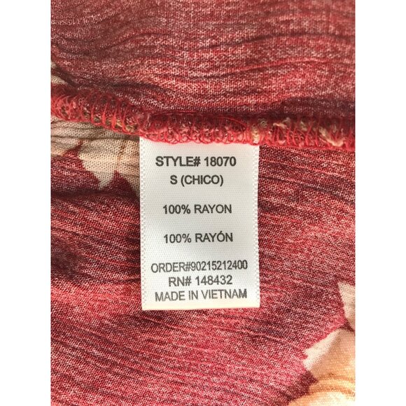 BeCool Rust Sunflower Print Gauze Cami Size Small - Picture 8 of 9